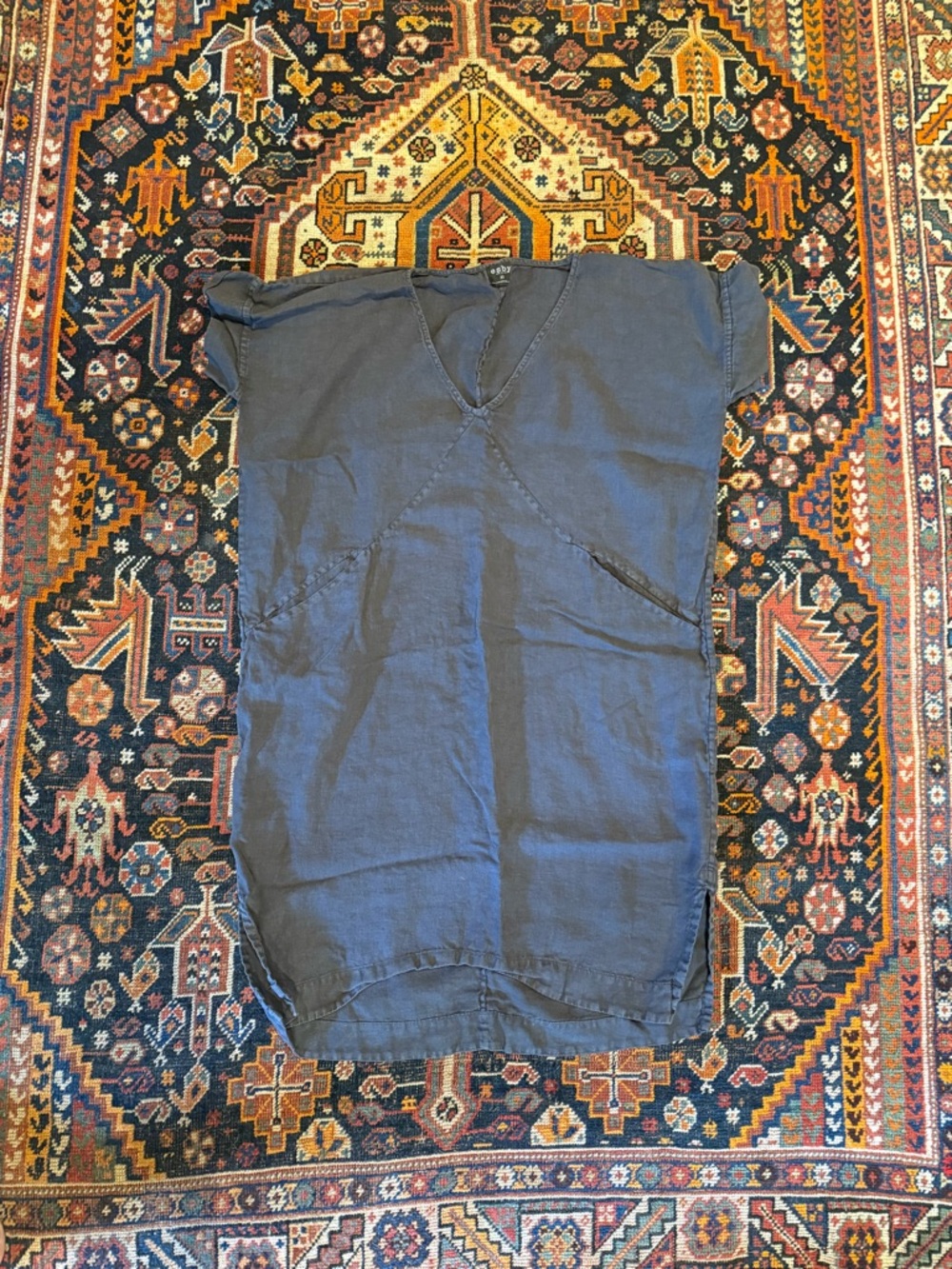 Esby Apparel Alice Tunic Dress, washed black, size XS